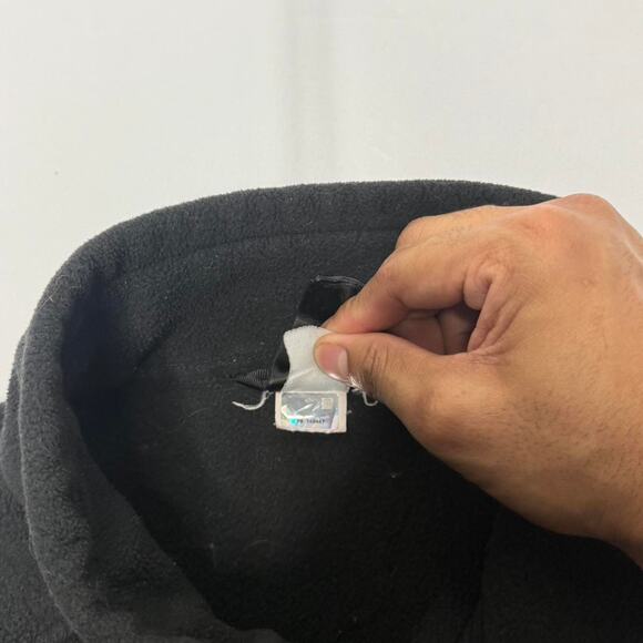 The North Face Black Full-Zip Fleece Jacket Women’s Size Medium - Picture 4 of 7